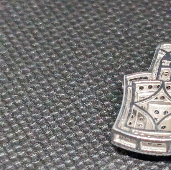 Blue and silver real diamond paint 1 and 1/2 carats - Picture 6 of 13